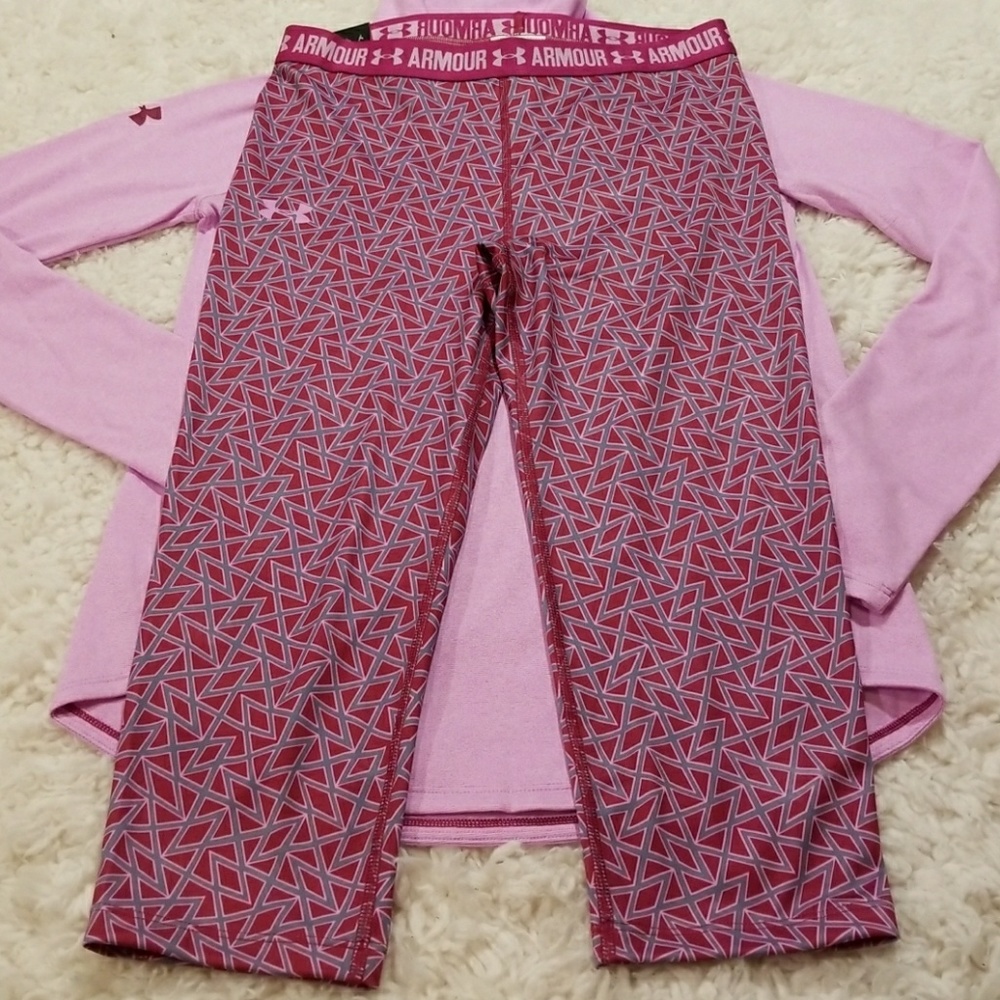 Under Armour 2-piece Maroon & Pink Outfit NWT - Picture 3 of 4